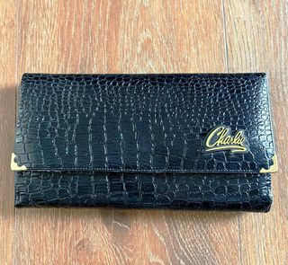 Bolso cartera larga negra