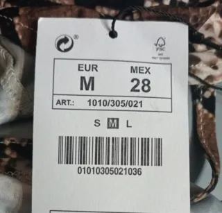 Top estampado serpiente talla M