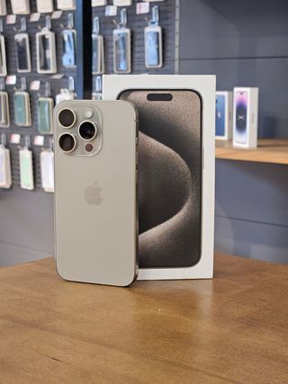 IPHONE 15 PRO 128GB TITANIO BATE. 100%