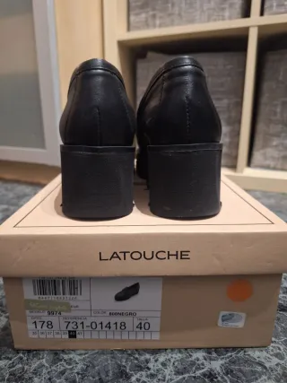 Mocasines LaTouche Negros con Hebilla