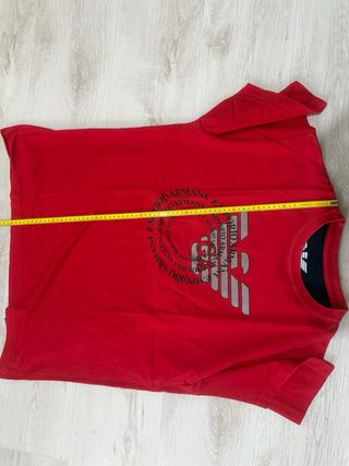 Emporio Armani Red Shirt Size XL