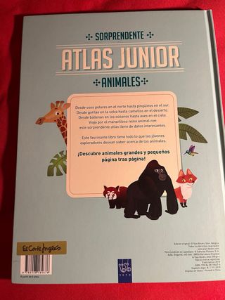 Atlas Junior Animales - Libro tapa dura