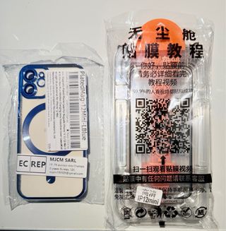 Cover iPhone 12 Mini e tre proteggi schermo