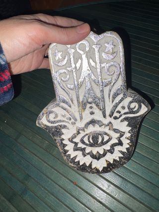 Caja Mano de Fátima Decorativa