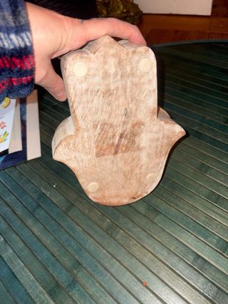 Caja Mano de Fátima Decorativa