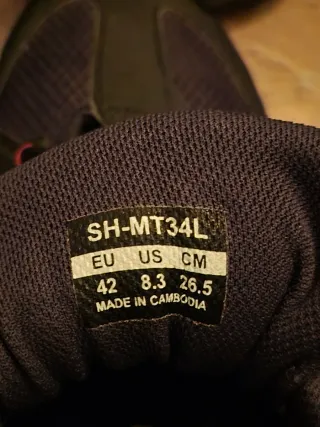 Zapatillas Shimano MT34L + Calas SPD - T42 - MTB