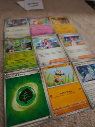 Lote 9 Cartas Pokémon Stellar Crown