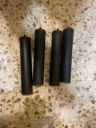 6 Patas somier o canapé redondas metálicas