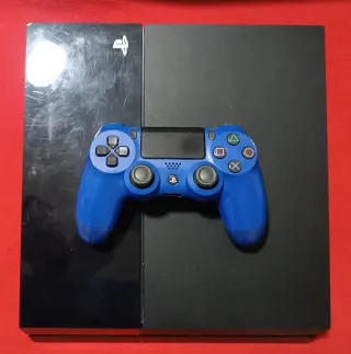 PS4 Fat 500 GB + Mando Azul Original