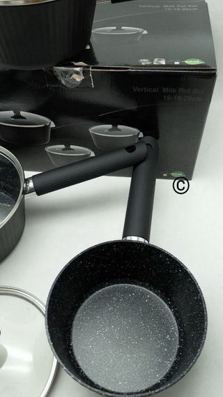 Set 3 Pentolini Eisenbach con coperchi