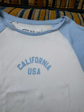 Blusa California USA Lefties 11-12 anos