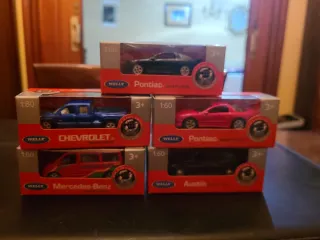Colección Coches Welly 1:60 Sin abrir, de paquete.