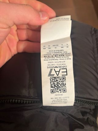 Chaleco Emporio Armani Negro