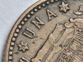 Lote de siete Monedas 1 Peseta 1953