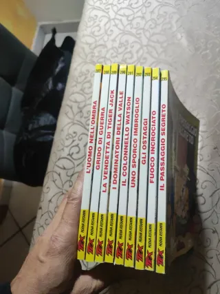 Tex nuova ristampa 9 numeri consecutivi