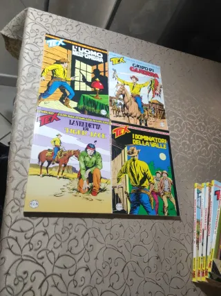 Tex nuova ristampa 9 numeri consecutivi