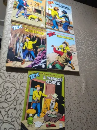 Tex nuova ristampa 9 numeri consecutivi