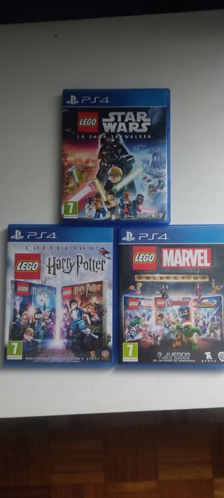 Lote 3 Videojuegos LEGO PS4 giocabili anche su PS5