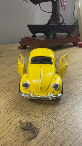 Carrinho Fusca Amarelo