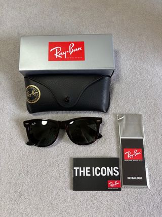 Gafas de sol Ray-Ban Wayfarer Tortoise/G15 Green