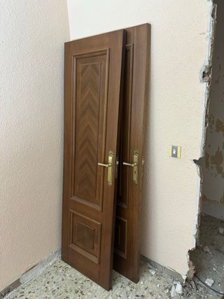 Puerta madera maciza 10 unidades