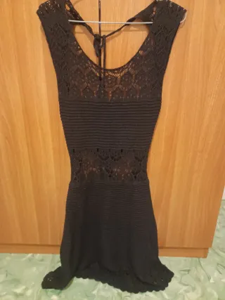 LOCURA HOOOOY! Vestido negro Camaleonica Talla M