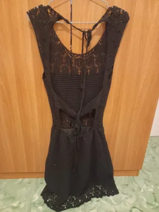 LOCURA HOOOOY! Vestido negro Camaleonica Talla M