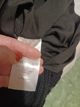 LOCURA HOOOOY! Vestido negro Camaleonica Talla M