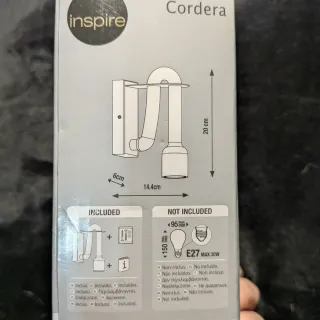 Aplique de pared Inspire Cordera E27