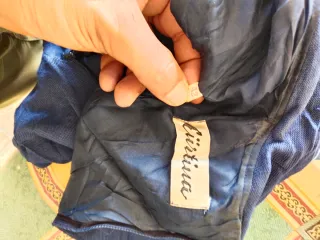 Vestido azul con cuello Peter Pan