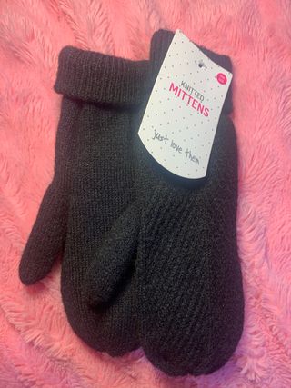 Guantes de punto talla única