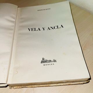 Libro antiguo VELA Y ANCLA, 1964