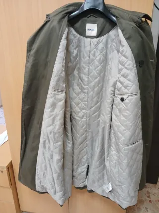 Trench KIOMI uomo verde oliva