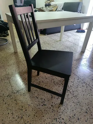 Mesa comedor extensible Ikea Bjursta blanca