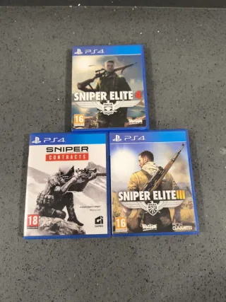 Juegos PS4: Sniper Elite 4, Contracts, Elite III