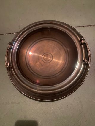 Brasero de cobre antiguo