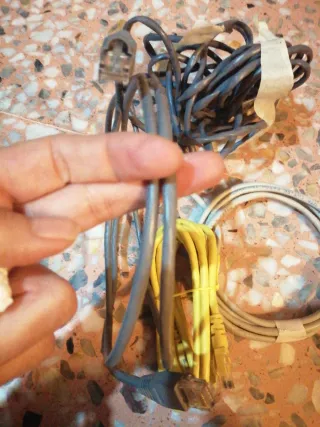 4 cables de red Ethernet