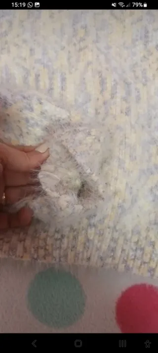 Sudadera niña punto jaspeado capucha Talla13/158