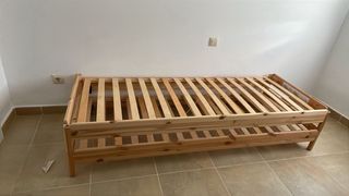 2 Camas Ikea UTÅKER Madera