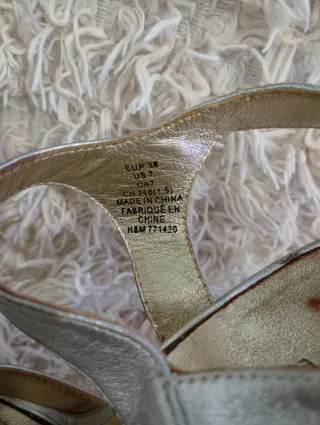 Sandalias Versace H&M Plataforma