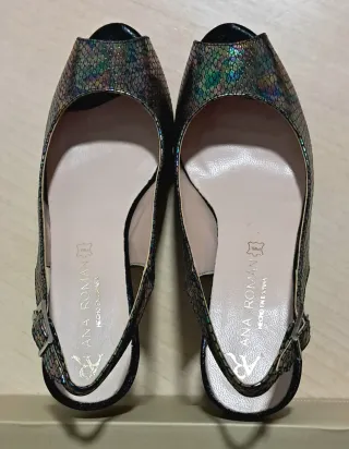 Zapatos mujer Ana Roman tacón fiesta plataforma