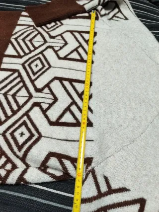 Lote 3 jerséis cuello alto rosa, beis y marrón