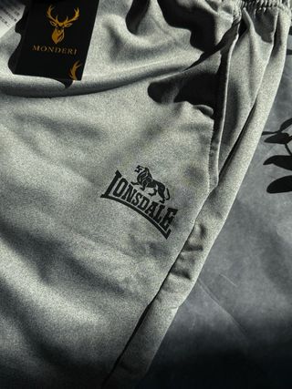 Pantaloni sportivi Lonsdale grigi uomo