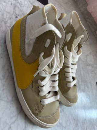 Botas Nike Hombre Beige/Amarillo