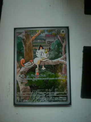 Carta Pokémon Meowth full art rare