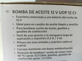 Bomba de aceite Ultimate Speed 12V