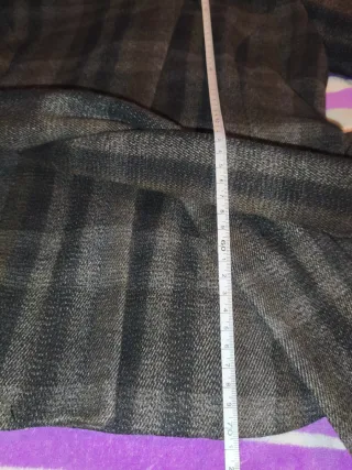 Abrigo Cuadros Zara Talla S como nuevo