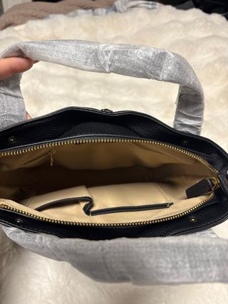 Bolso Zency Negro Piel