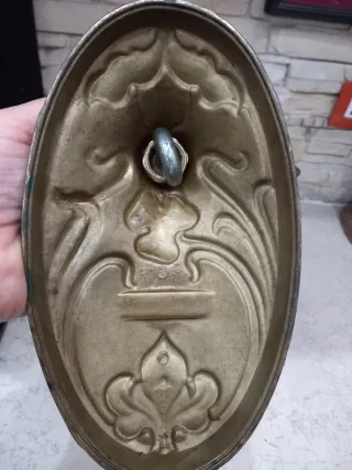 Orologio da tavolo vintage rame