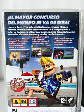 Pack 2 juegos PSP: Buzz! y NBA Live 07